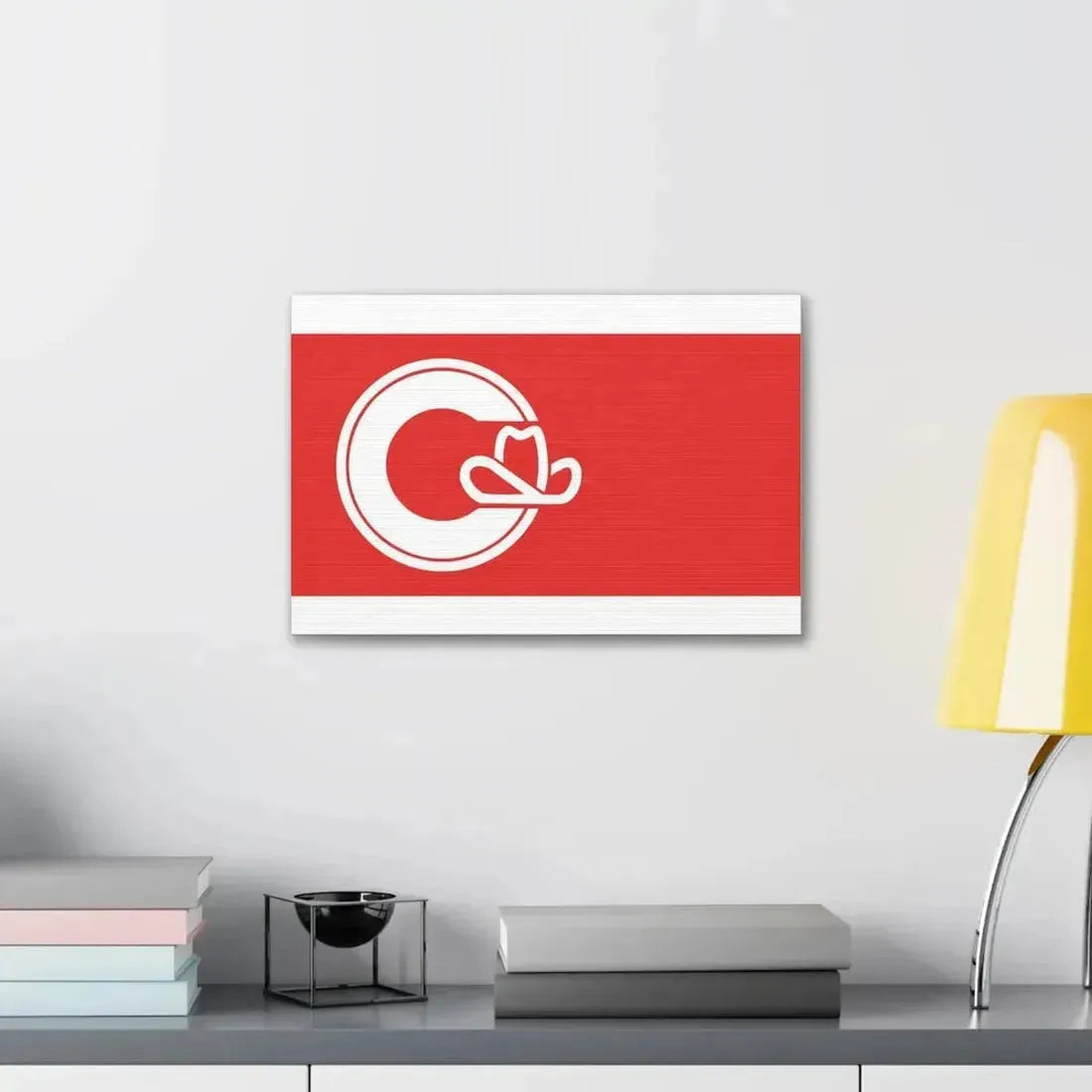 Flag of Calgary Alberta Canada - Canvas Wall Art - The Sticker Space