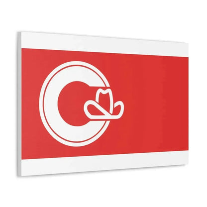 Flag of Calgary Alberta Canada - Canvas Wall Art - The Sticker Space