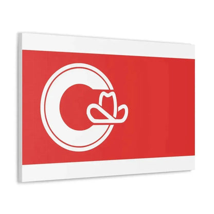 Flag of Calgary Alberta Canada - Canvas Wall Art - The Sticker Space