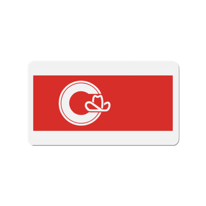 Flag of Calgary Alberta Canada - Die-Cut Magnet-2" x 2"-The Sticker Space