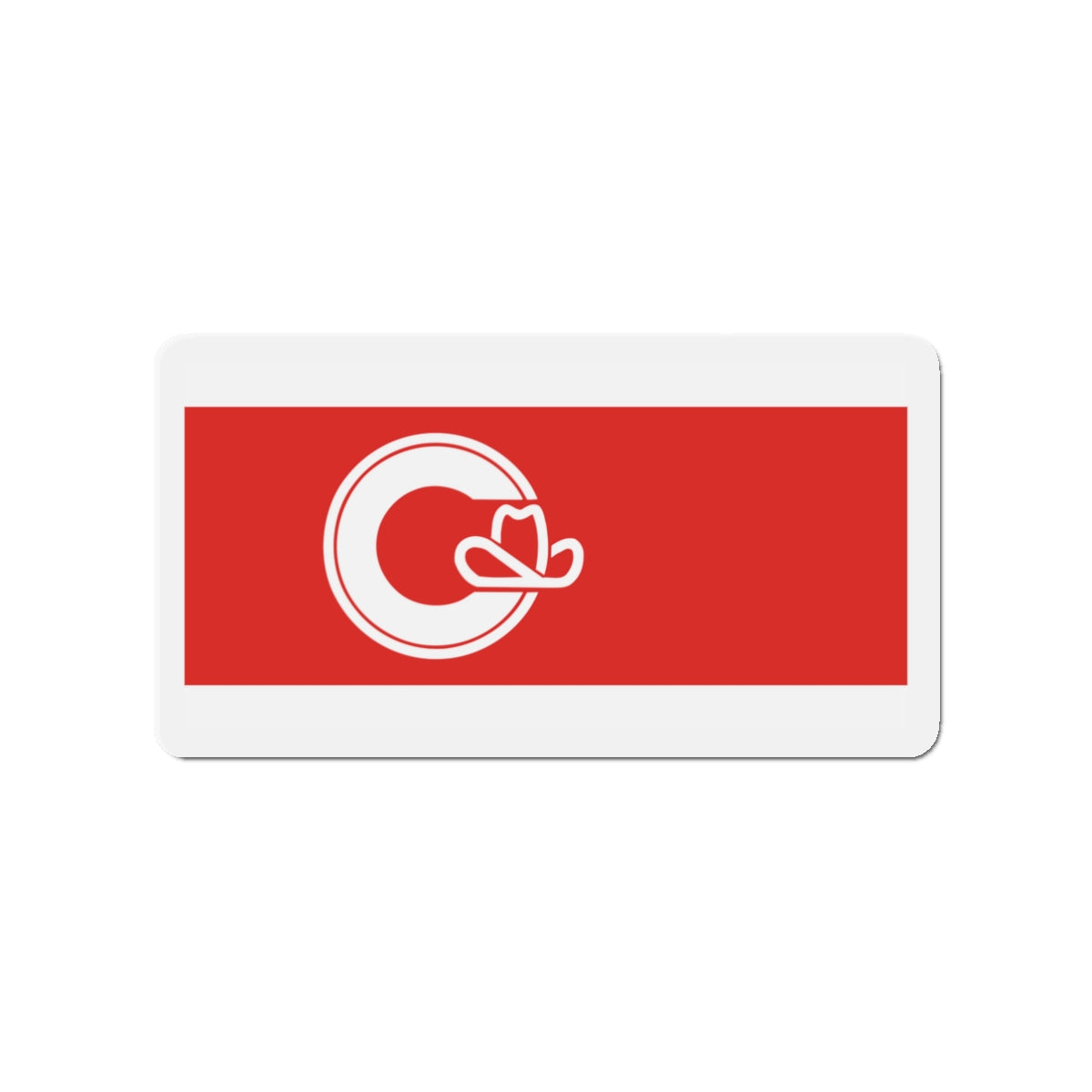 Flag of Calgary Alberta Canada - Die-Cut Magnet-3" x 3"-The Sticker Space