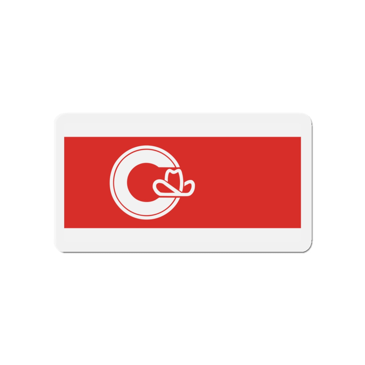 Flag of Calgary Alberta Canada - Die-Cut Magnet-4" x 4"-The Sticker Space