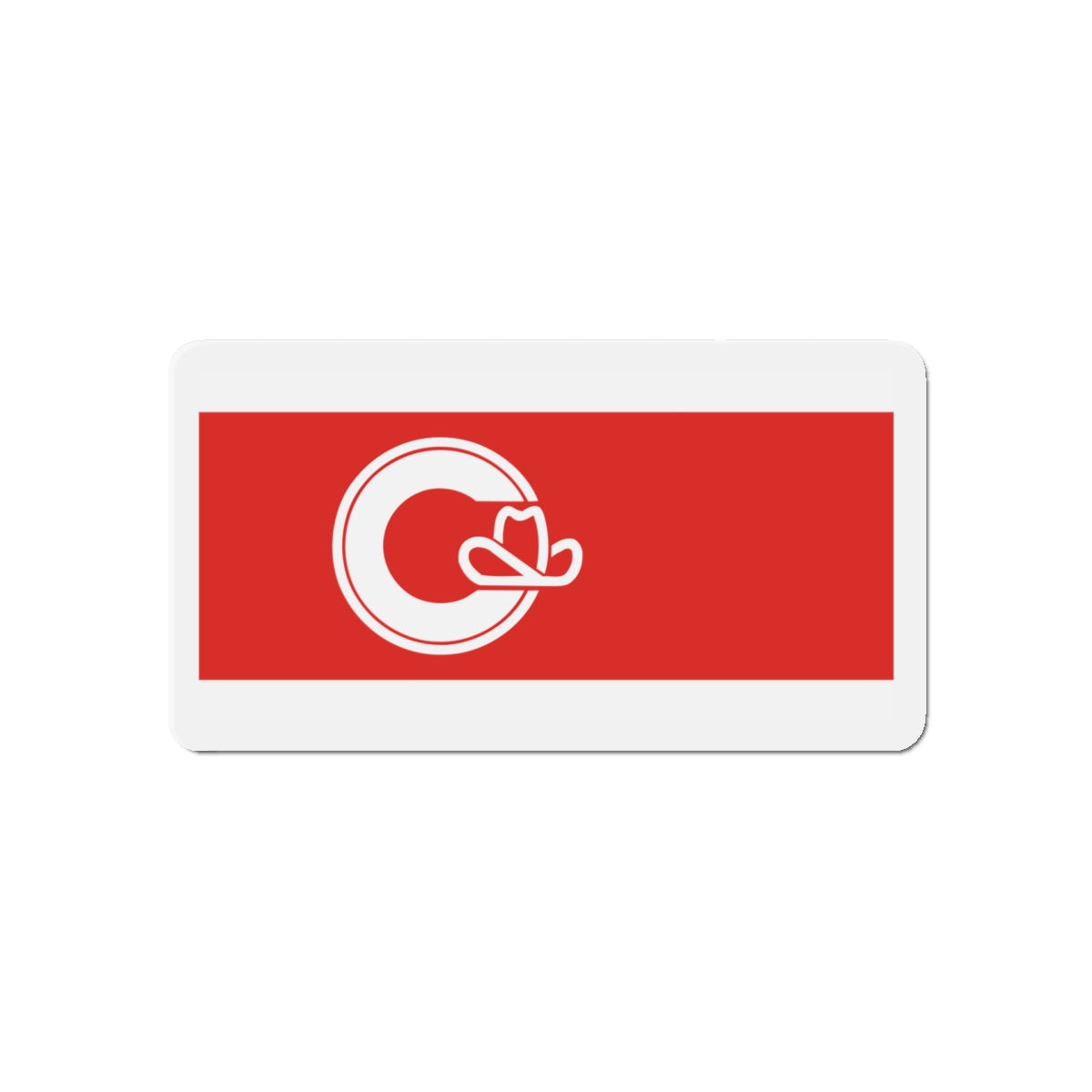 Flag of Calgary Alberta Canada - Die-Cut Magnet-5" x 5"-The Sticker Space