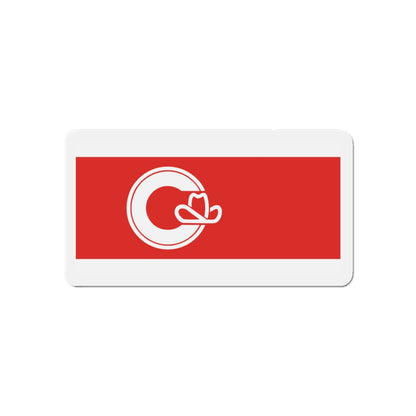 Flag of Calgary Alberta Canada - Die-Cut Magnet-5" x 5"-The Sticker Space