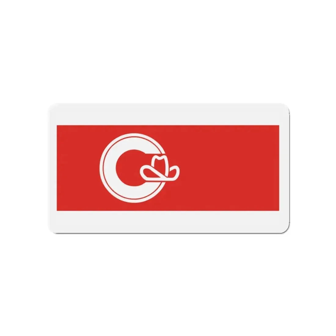 Flag of Calgary Alberta Canada - Refrigerator Magnet 3 Inch - The Sticker Space
