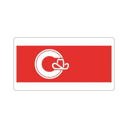 Flag of Calgary Alberta Canada STICKER Vinyl Die-Cut Decal 3 Inch - The Sticker Space