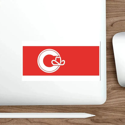 Flag of Calgary Alberta Canada STICKER Vinyl Die-Cut Decal - The Sticker Space
