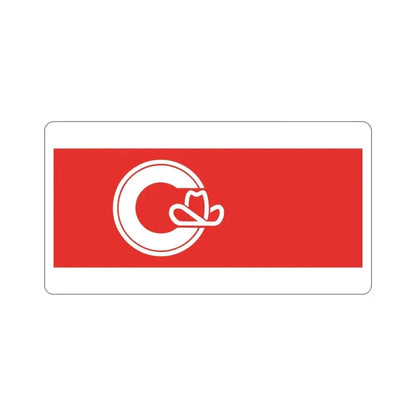 Flag of Calgary Alberta Canada STICKER Vinyl Die-Cut Decal - The Sticker Space