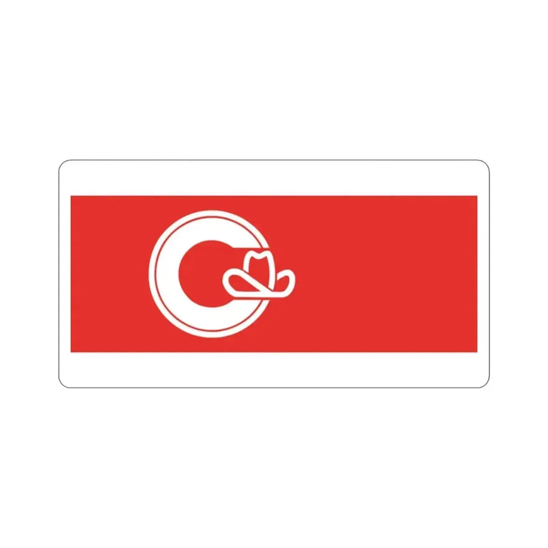 Flag of Calgary Alberta Canada STICKER Vinyl Die-Cut Decal - The Sticker Space