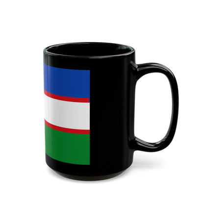 Flag of Cali Valle del Cauca Colombia - Black Coffee Mug-The Sticker Space