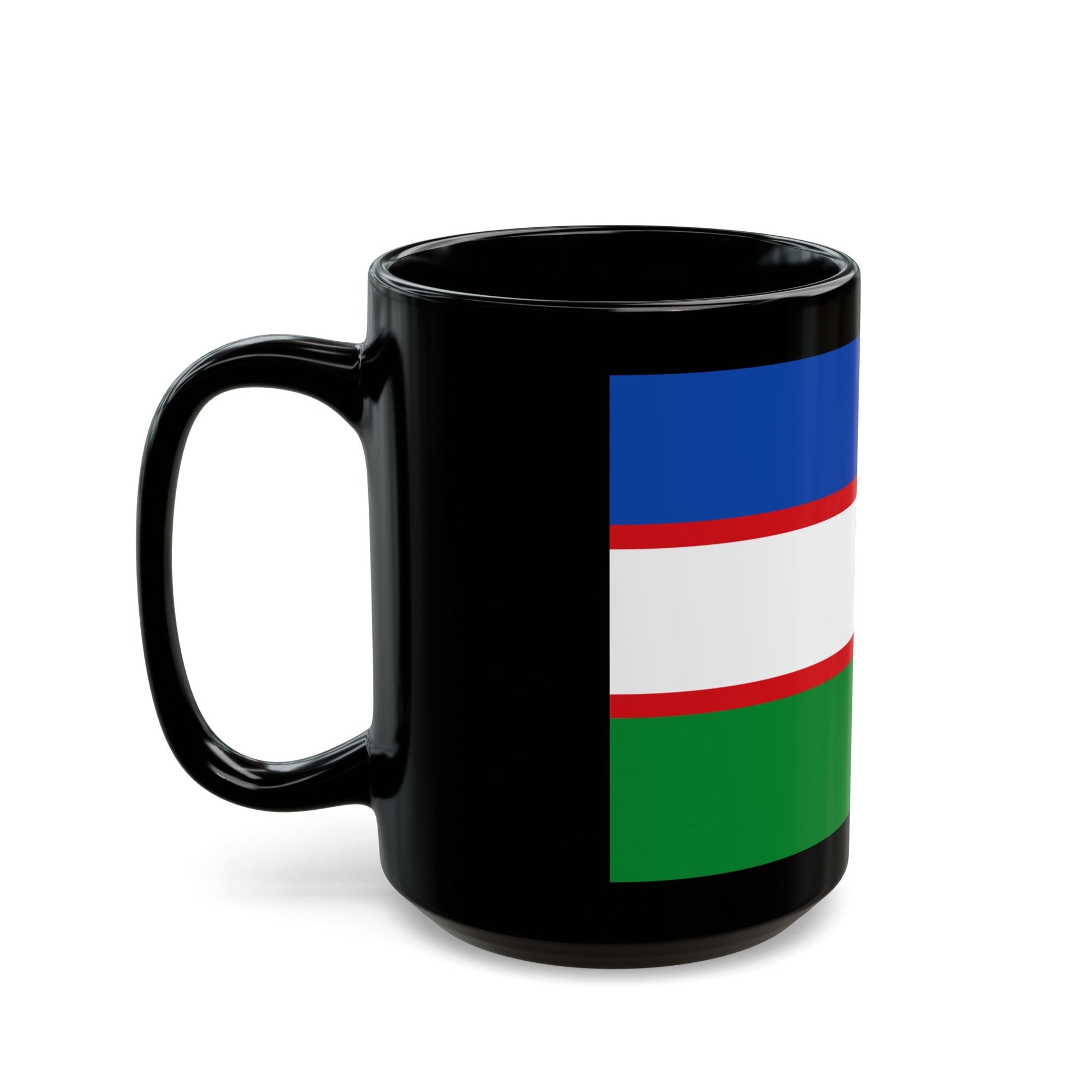 Flag of Cali Valle del Cauca Colombia - Black Coffee Mug-The Sticker Space