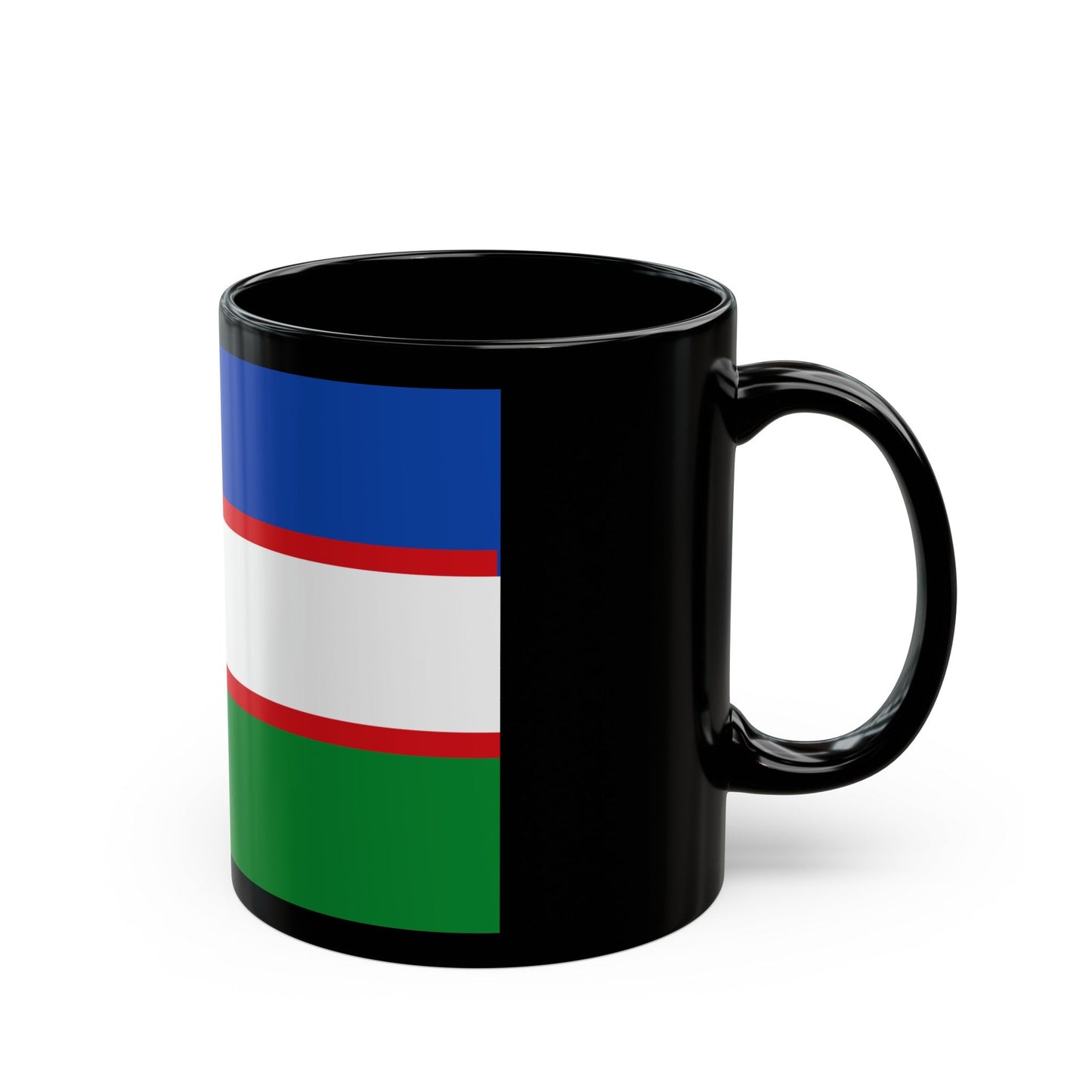 Flag of Cali Valle del Cauca Colombia - Black Coffee Mug-The Sticker Space