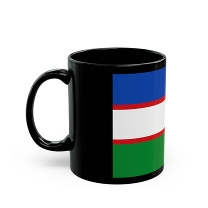 Flag of Cali Valle del Cauca Colombia - Black Coffee Mug-The Sticker Space