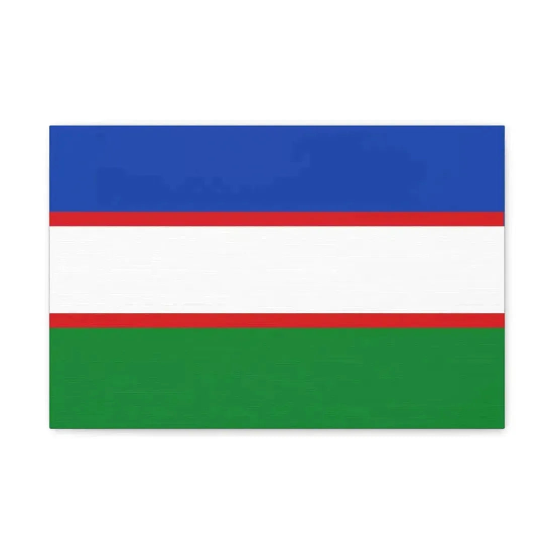 Flag of Cali Valle del Cauca Colombia - Canvas Wall Art 18″ x 12″ 1.25" - The Sticker Space