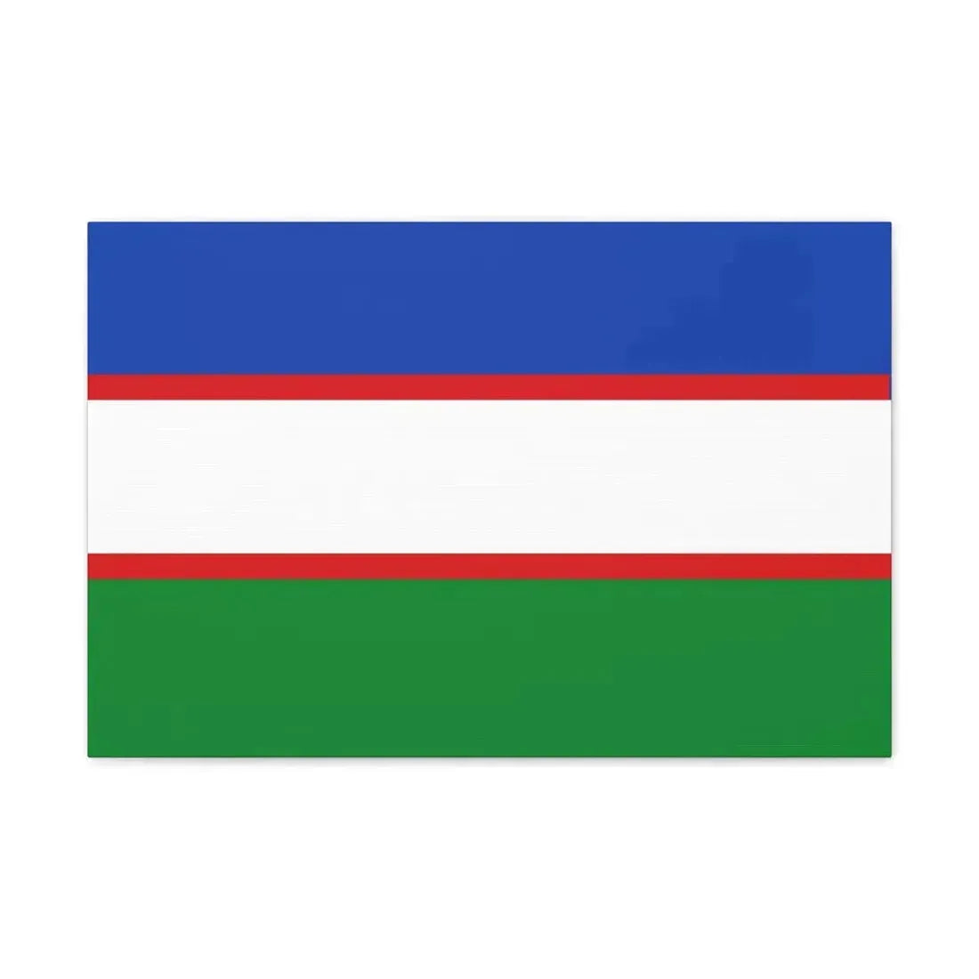 Flag of Cali Valle del Cauca Colombia - Canvas Wall Art 24″ x 16″ 1.25" - The Sticker Space