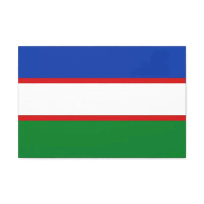 Flag of Cali Valle del Cauca Colombia - Canvas Wall Art 24″ x 16″ 1.25" - The Sticker Space