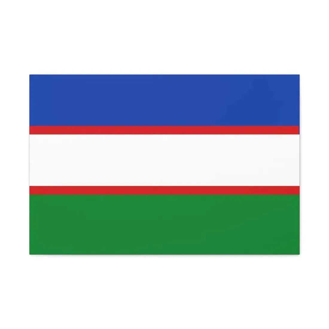 Flag of Cali Valle del Cauca Colombia - Canvas Wall Art 30" x 20" 1.25" - The Sticker Space