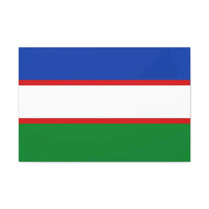 Flag of Cali Valle del Cauca Colombia - Canvas Wall Art 30" x 20" 1.25" - The Sticker Space