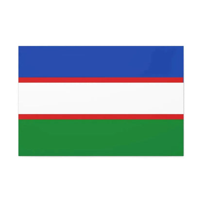 Flag of Cali Valle del Cauca Colombia - Canvas Wall Art 36" x 24" 1.25" - The Sticker Space