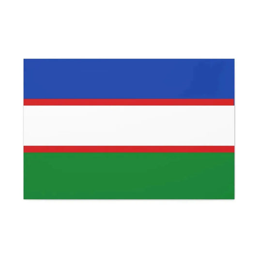 Flag of Cali Valle del Cauca Colombia - Canvas Wall Art 36" x 24" 1.25" - The Sticker Space