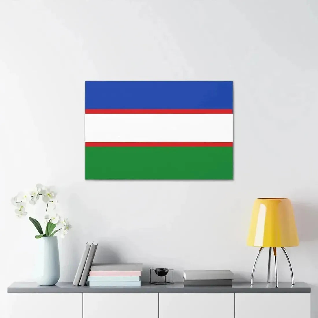 Flag of Cali Valle del Cauca Colombia - Canvas Wall Art - The Sticker Space
