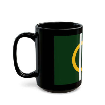 Flag of Calne UK - Black Coffee Mug-The Sticker Space