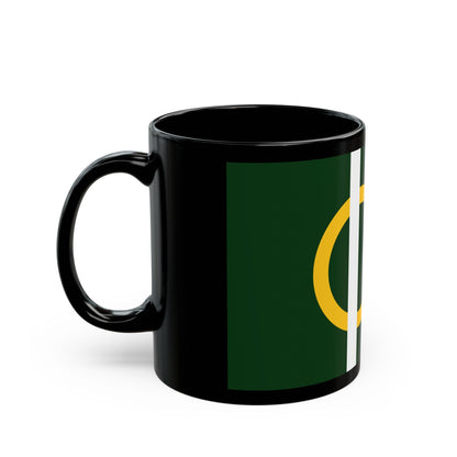 Flag of Calne UK - Black Coffee Mug-The Sticker Space