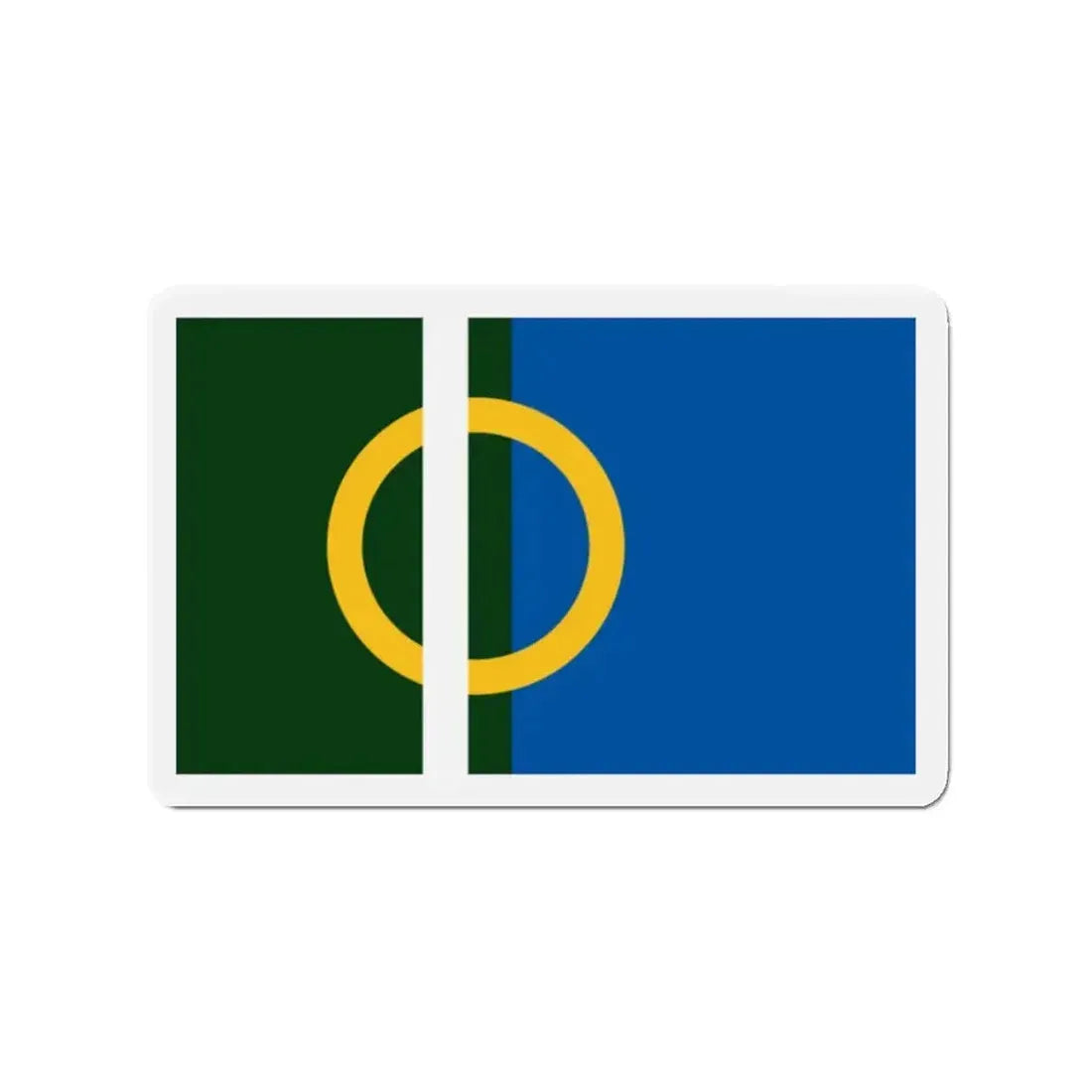 Flag of Calne UK - Refrigerator Magnet - The Sticker Space