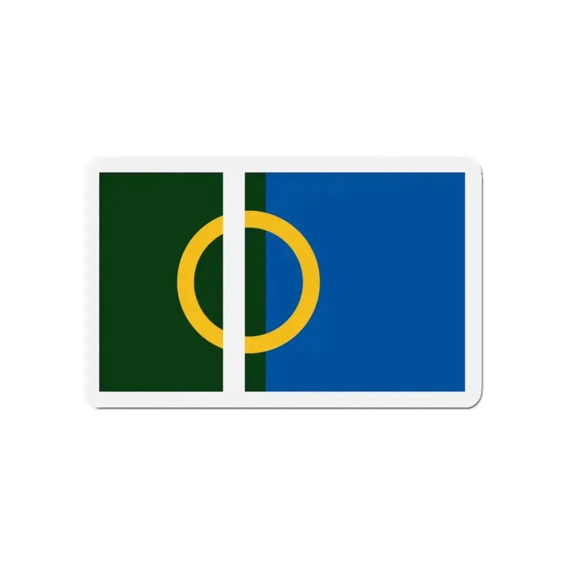 Flag of Calne UK - Refrigerator Magnet - The Sticker Space