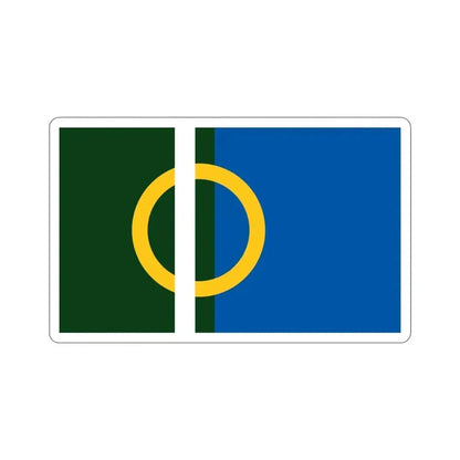 Flag of Calne UK STICKER Vinyl Die-Cut Decal 4 Inch - The Sticker Space