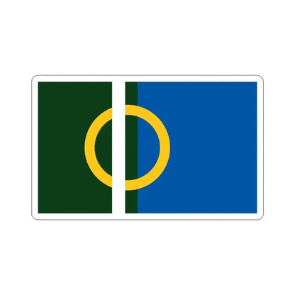 Flag of Calne UK STICKER Vinyl Die-Cut Decal 5 Inch - The Sticker Space