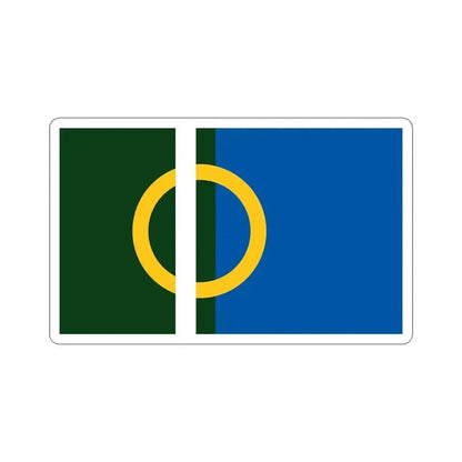 Flag of Calne UK STICKER Vinyl Die-Cut Decal 6 Inch - The Sticker Space