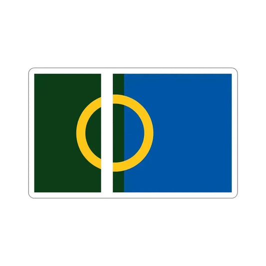 Flag of Calne UK STICKER Vinyl Die-Cut Decal 6 Inch - The Sticker Space