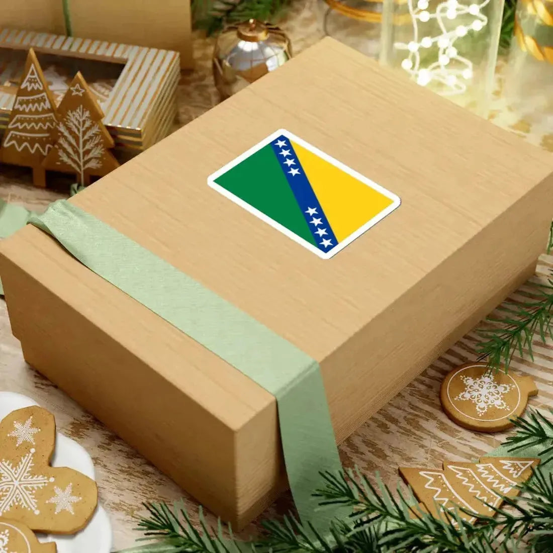 Flag of Caluma (Ecuador) STICKER Vinyl Kiss-Cut Decal - The Sticker Space