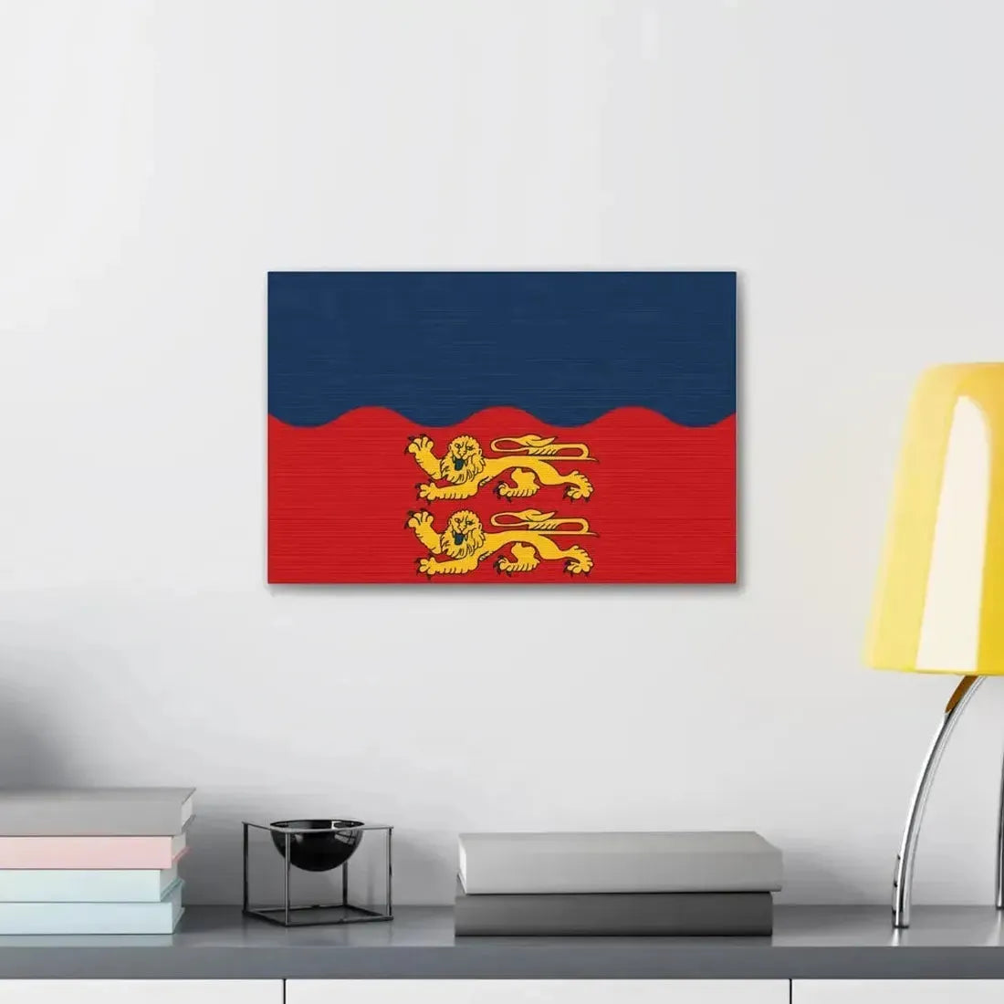 Flag of Calvados France 2 - Canvas Wall Art - The Sticker Space