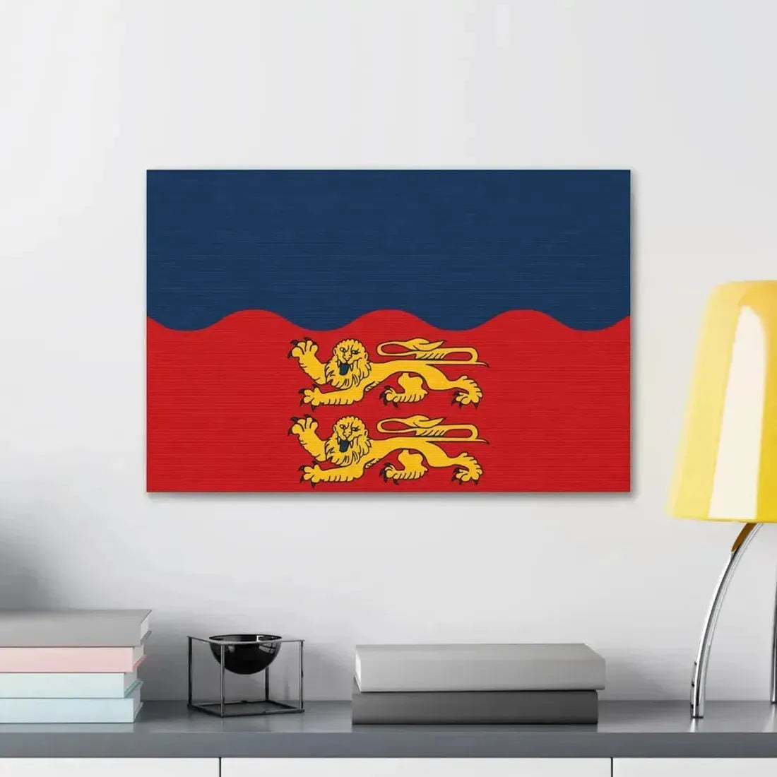 Flag of Calvados France 2 - Canvas Wall Art - The Sticker Space