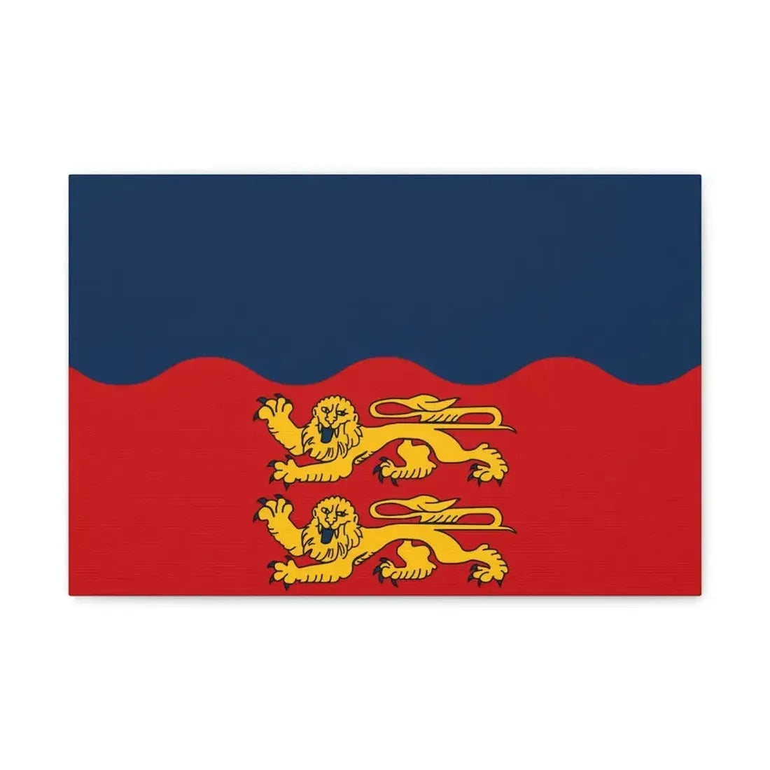 Flag of Calvados France 2 - Canvas Wall Art - The Sticker Space