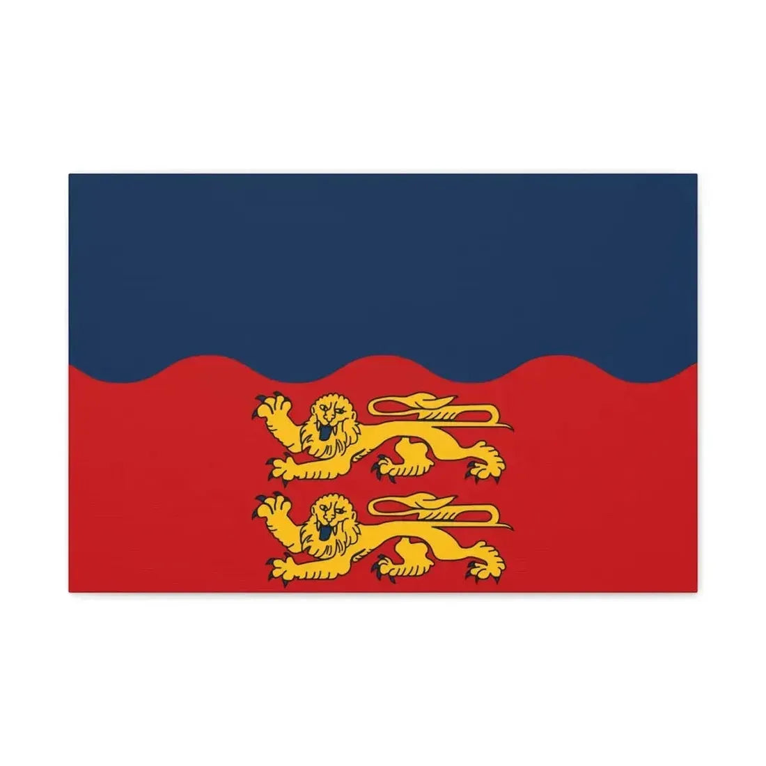 Flag of Calvados France 2 - Canvas Wall Art - The Sticker Space