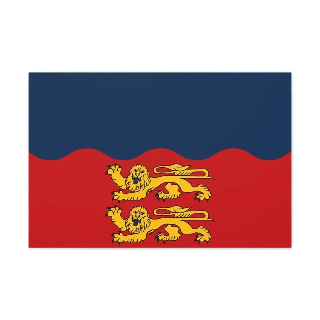 Flag of Calvados France 2 - Canvas Wall Art - The Sticker Space