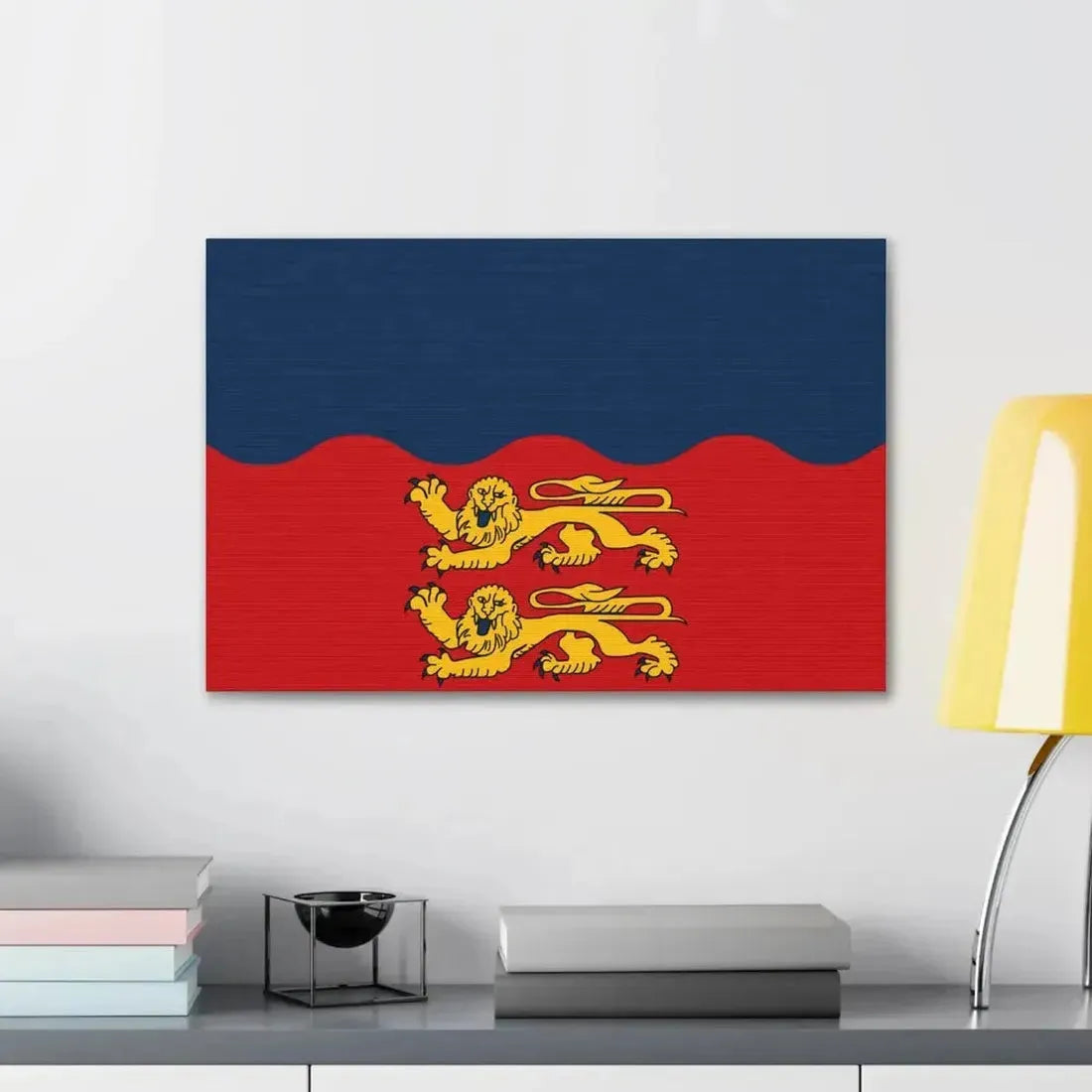 Flag of Calvados France 2 - Canvas Wall Art - The Sticker Space