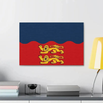 Flag of Calvados France 2 - Canvas Wall Art - The Sticker Space