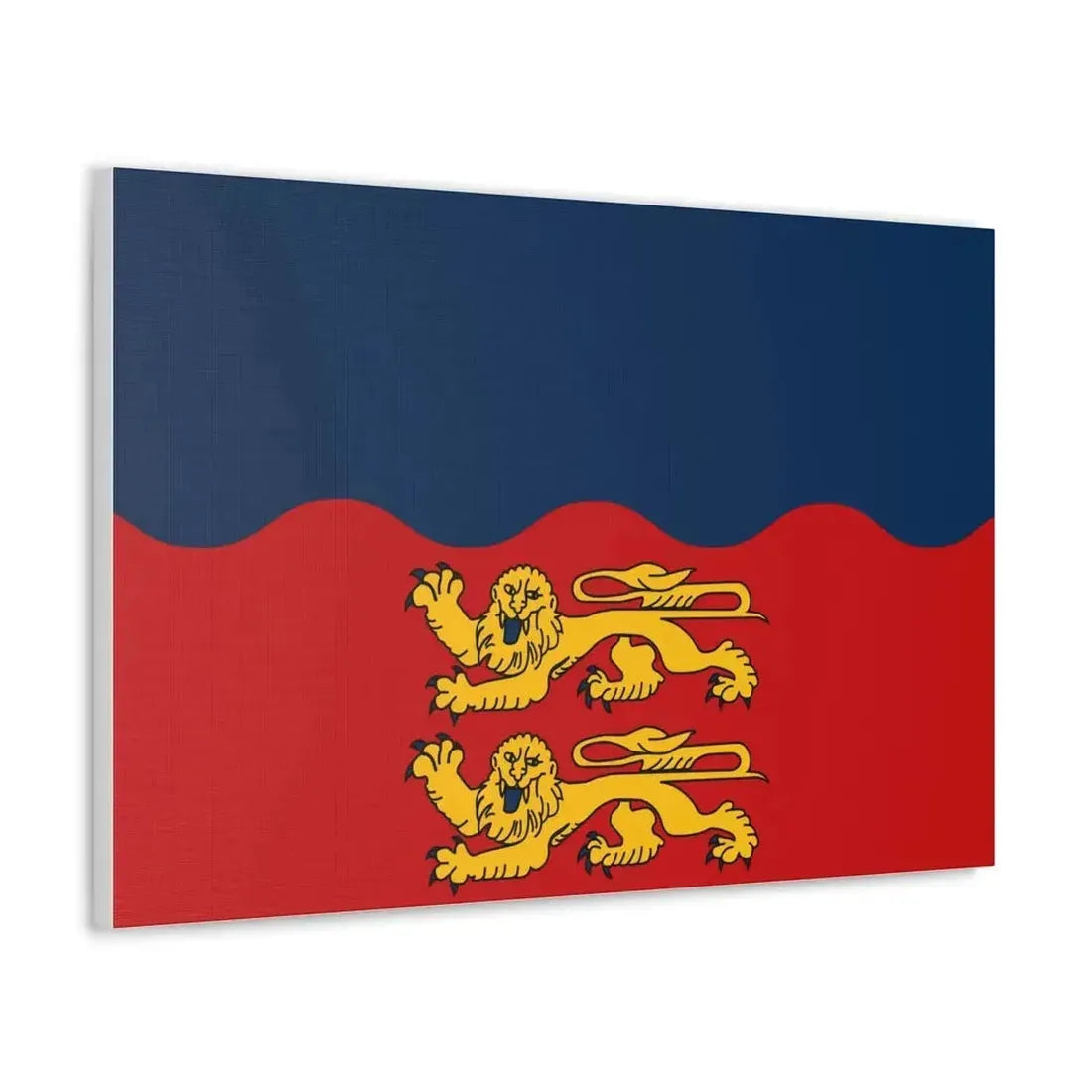 Flag of Calvados France 2 - Canvas Wall Art - The Sticker Space