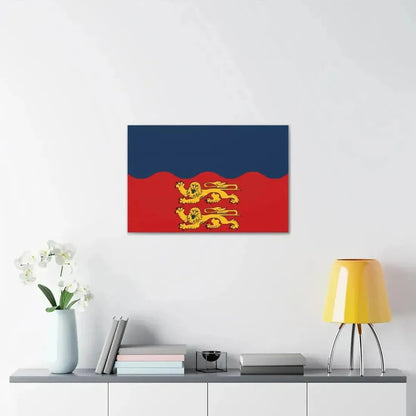 Flag of Calvados France 2 - Canvas Wall Art - The Sticker Space