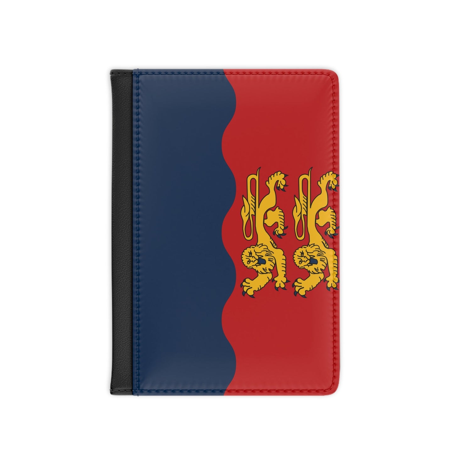 Flag of Calvados France 2 - Passport Holder-3.9" x 5.8"-The Sticker Space