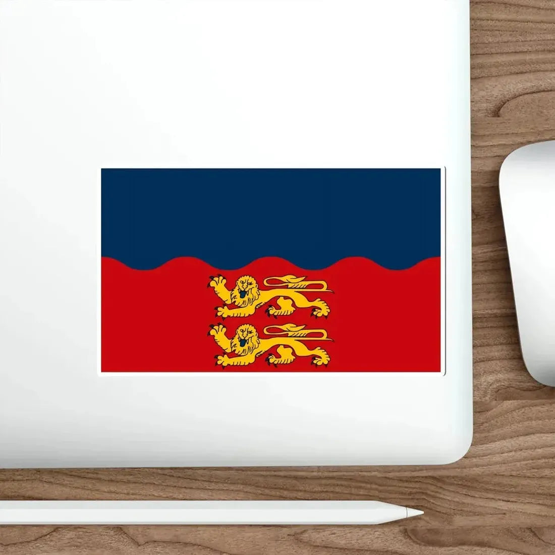 Flag of Calvados France 2 STICKER Vinyl Die-Cut Decal - The Sticker Space
