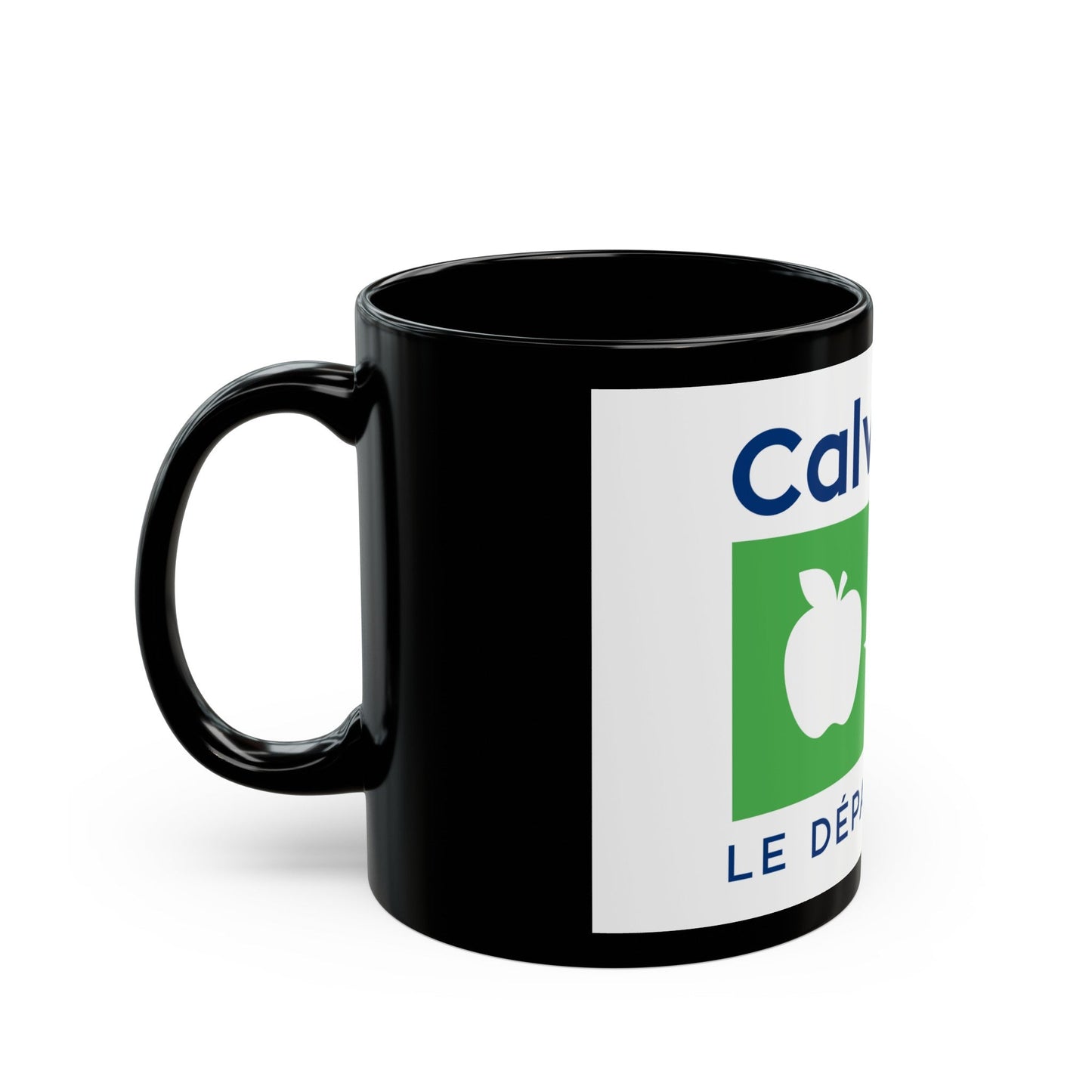 Flag of Calvados France - Black Coffee Mug-The Sticker Space