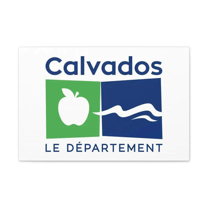Flag of Calvados France - Canvas Wall Art 24″ x 16″ 1.25" - The Sticker Space