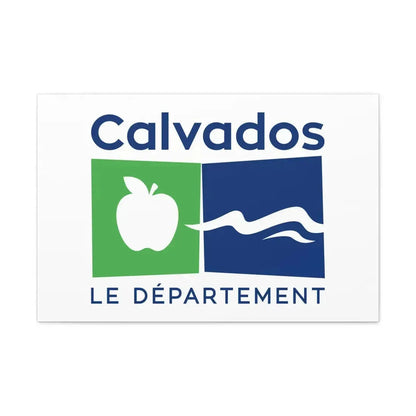 Flag of Calvados France - Canvas Wall Art 30" x 20" 1.25" - The Sticker Space