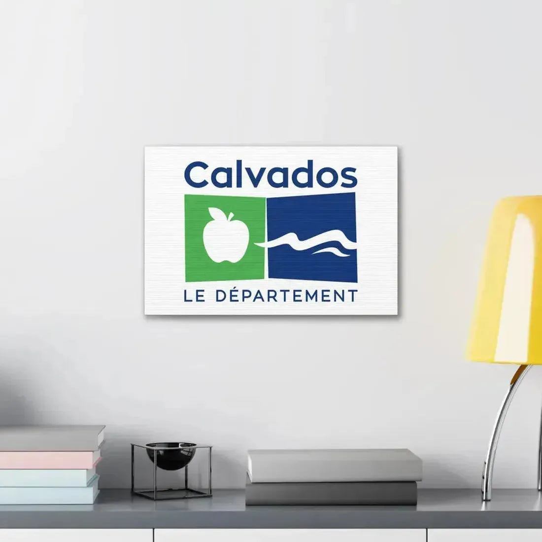 Flag of Calvados France - Canvas Wall Art - The Sticker Space