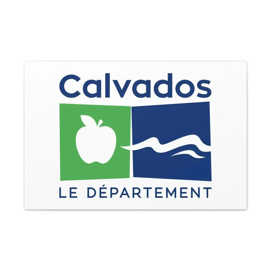 Flag of Calvados France - Canvas Wall Art - The Sticker Space